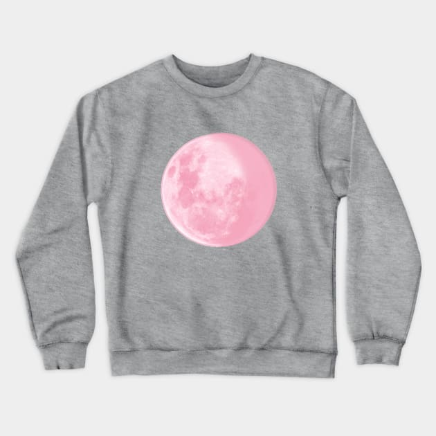 PinkMoon Crewneck Sweatshirt by MaeMerch